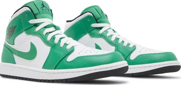 Air Jordan 1 Mid 'Lucky Green' - HypeFly India View 2