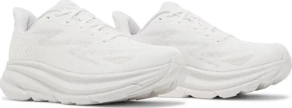 Hoka Clifton 9 White  - HypeFly India View 2