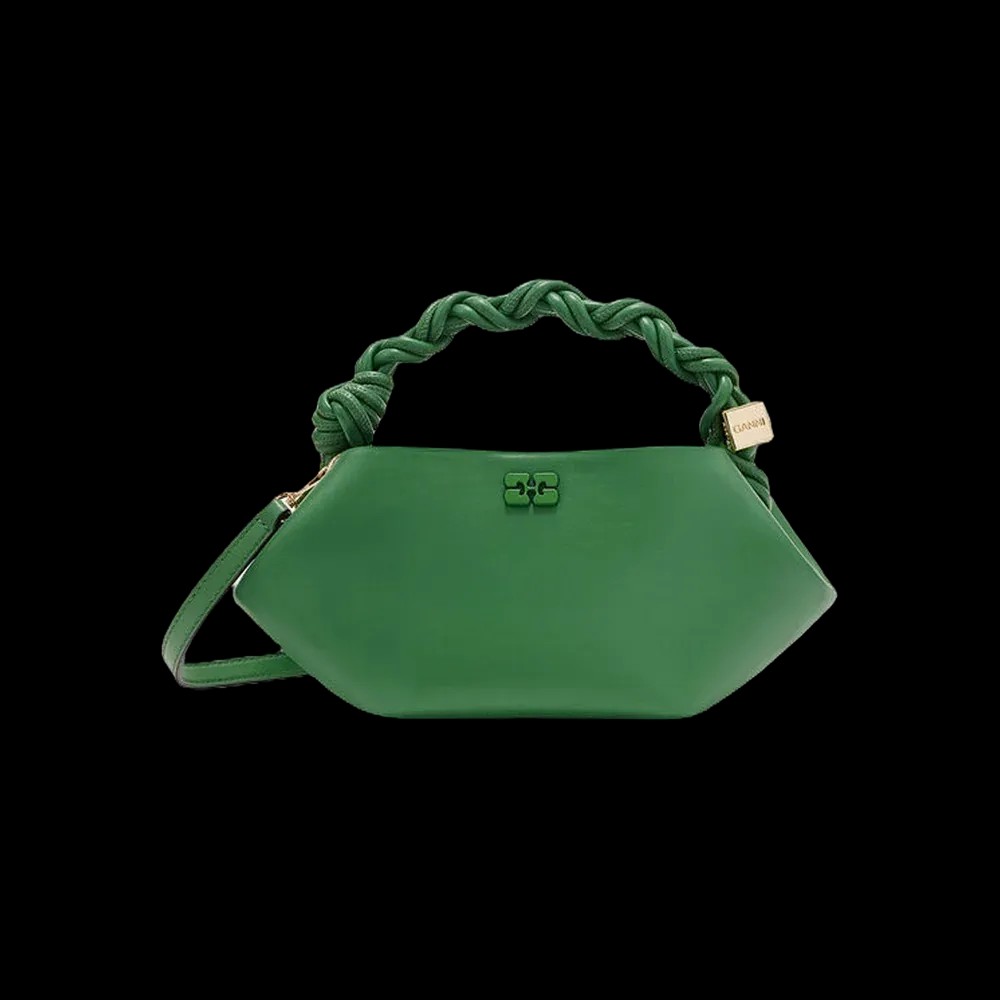 Ganni Green Mini Bou Bag	 - HypeFly India View 1