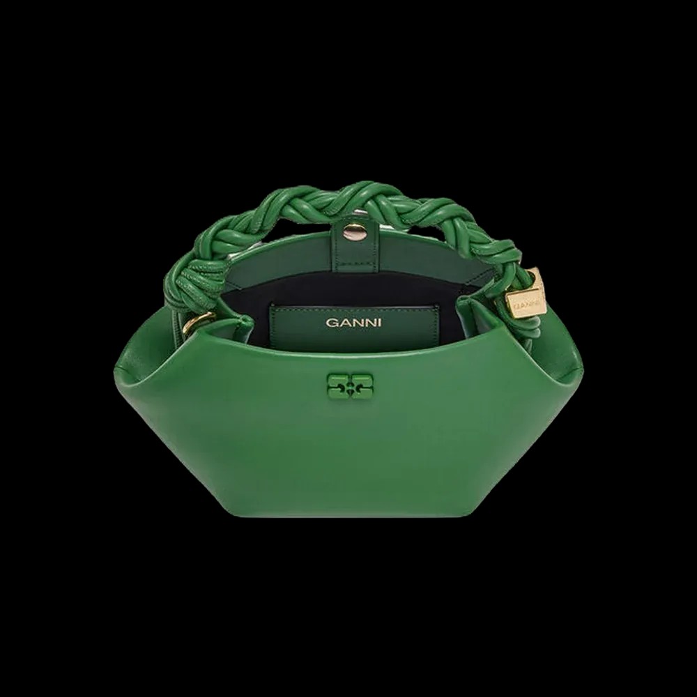 Ganni Green Mini Bou Bag	 - HypeFly India View 3