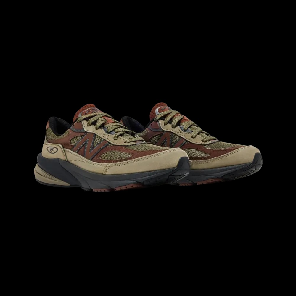 Teddy Santis X New Balance 990v6 Made in USA 'Dark Camo Rich Oak' - HypeFly India View 4