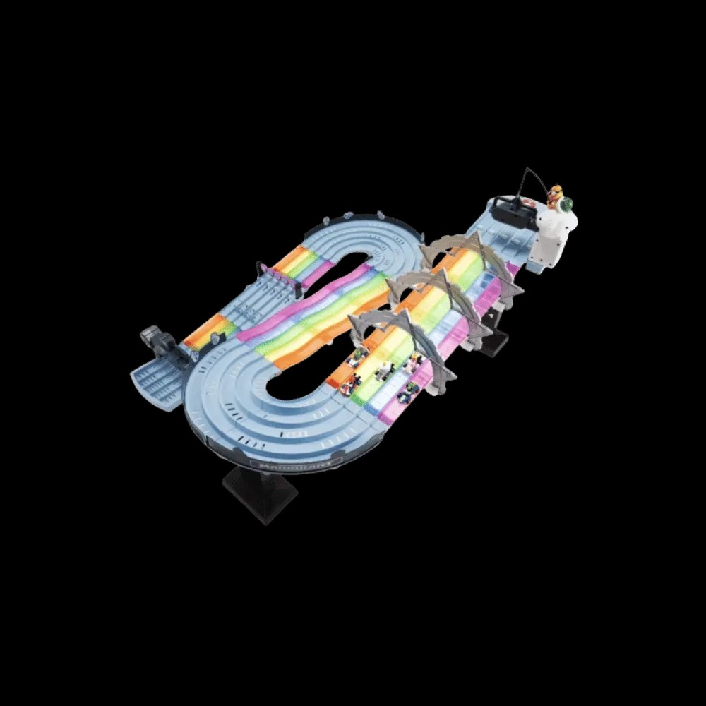 Hot Wheels Mario Kart Rainbow Road Raceway Set 1/64 Scale - HypeFly India View 2