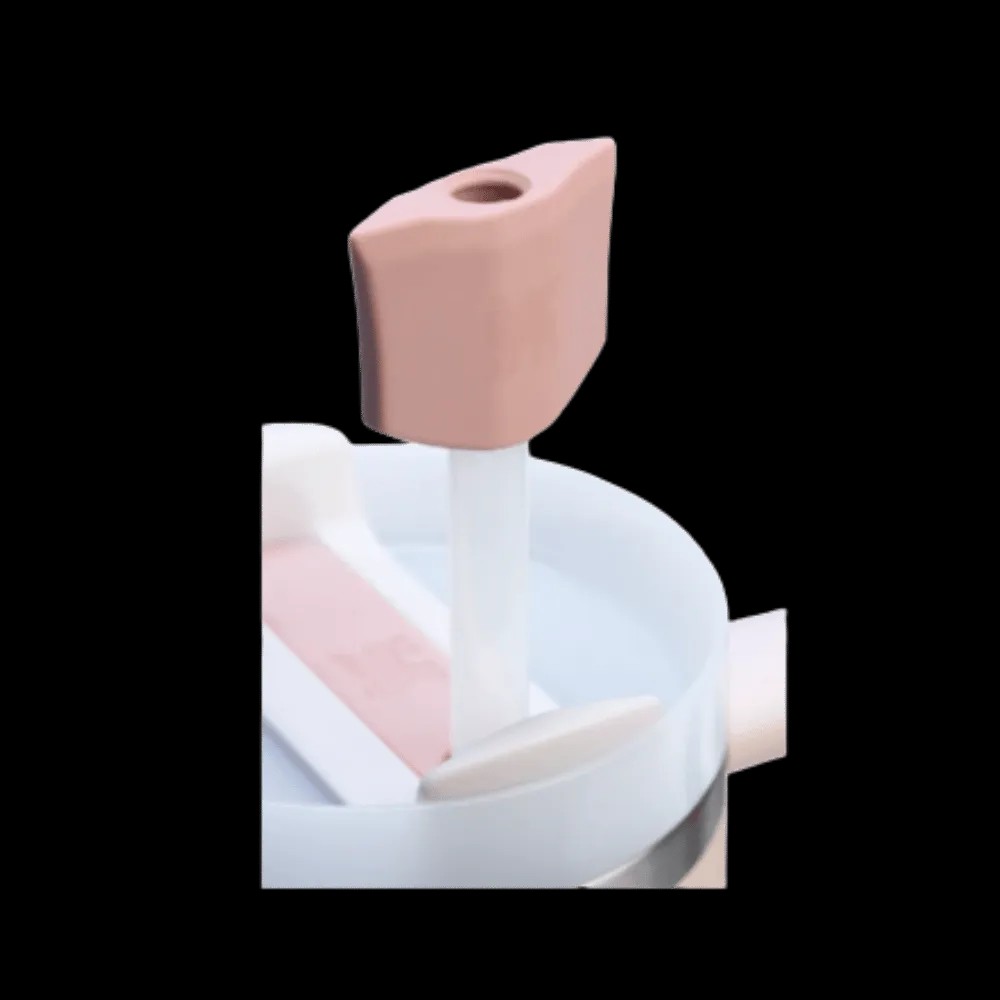 Stanley Stay Smooth Straw Topper 2-pack Pink Dusk - HypeFly India View 2