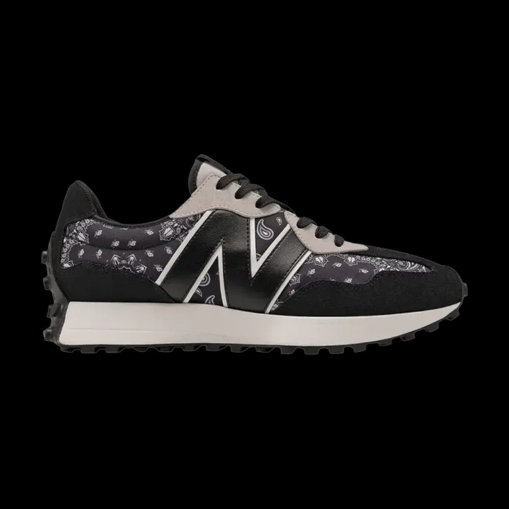 New Balance 327 'Paisley Pack - Black White' - HypeFly India View 1