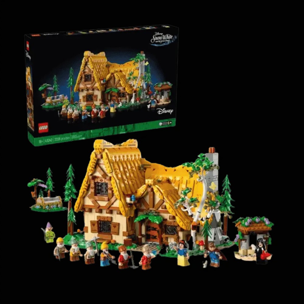 Lego Disney Snow White and the Seven Dwarfs' Cottage - HypeFly India View 1