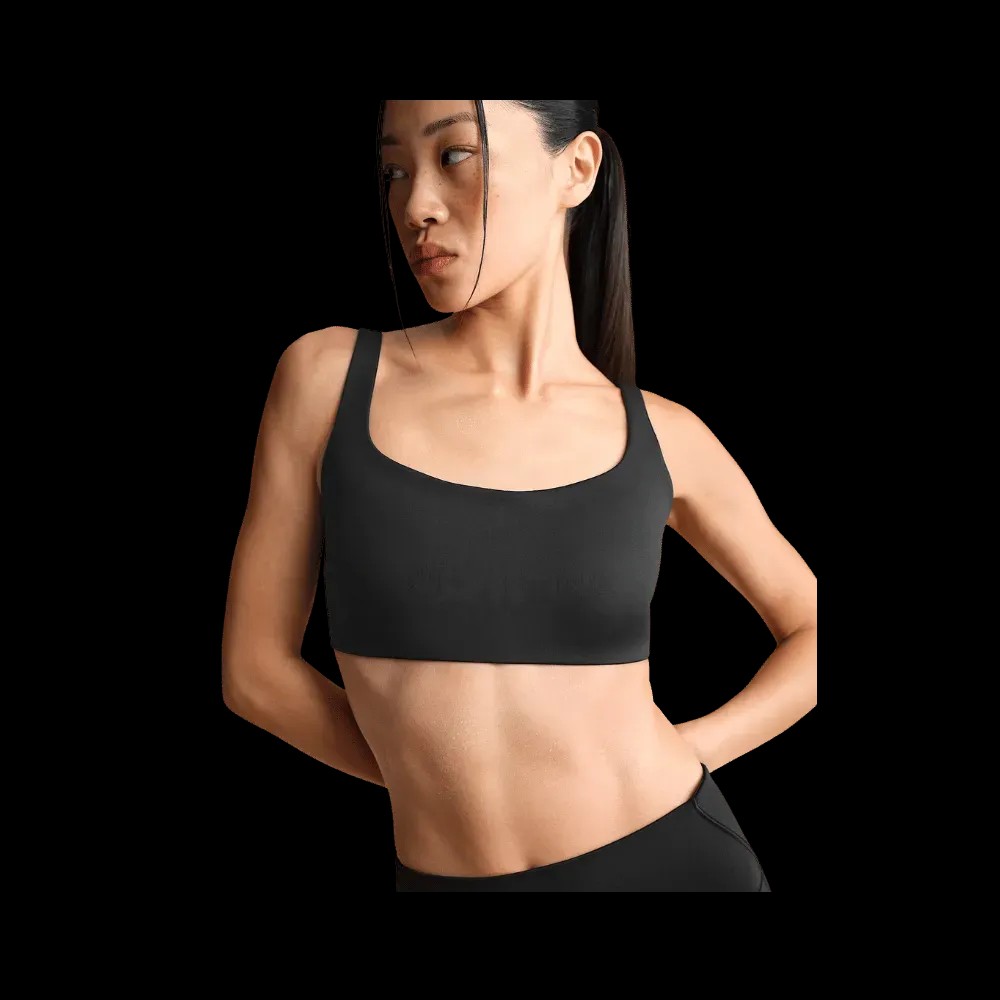Nike X Skims Women's Scoop-Neck Bra Obsidian - HypeFly India View 1