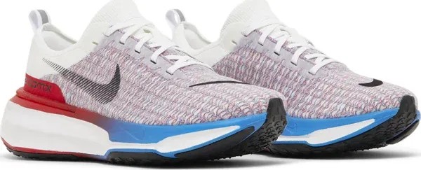 ZoomX Invincible 3 'White Photo Blue Red' - HypeFly India View 3