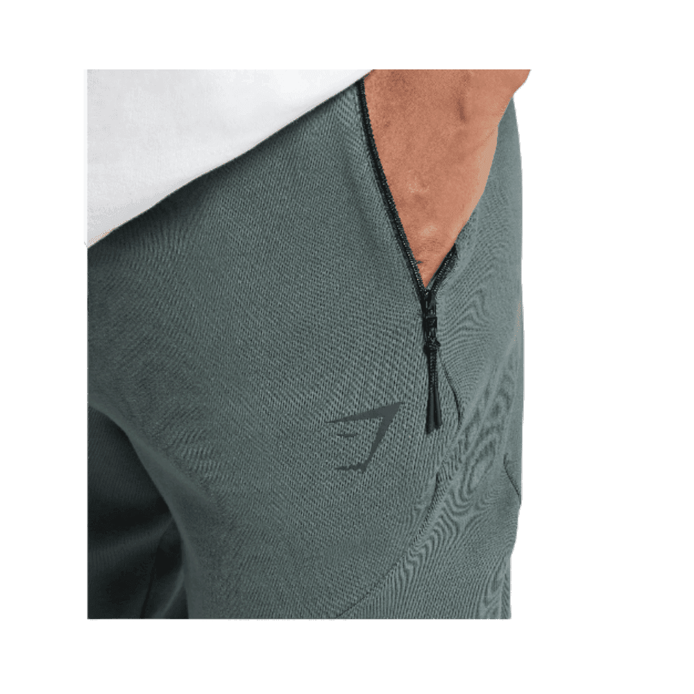  Gymshark Interlock Tech Joggers Slate Teal - HypeFly India View 3