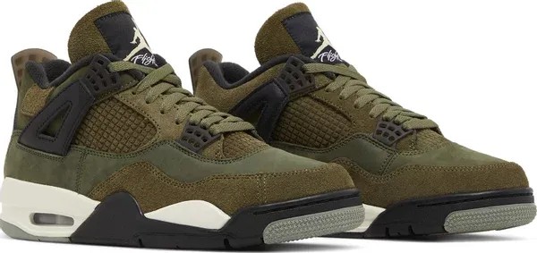 Air Jordan 4 Retro SE Craft 'Olive' - HypeFly India View 2