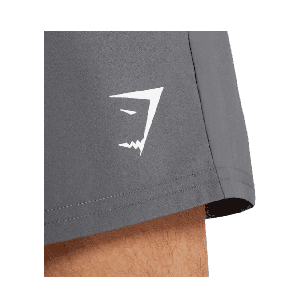 Gymshark Arrival 7" Shorts Silhouette Grey - HypeFly India View 3