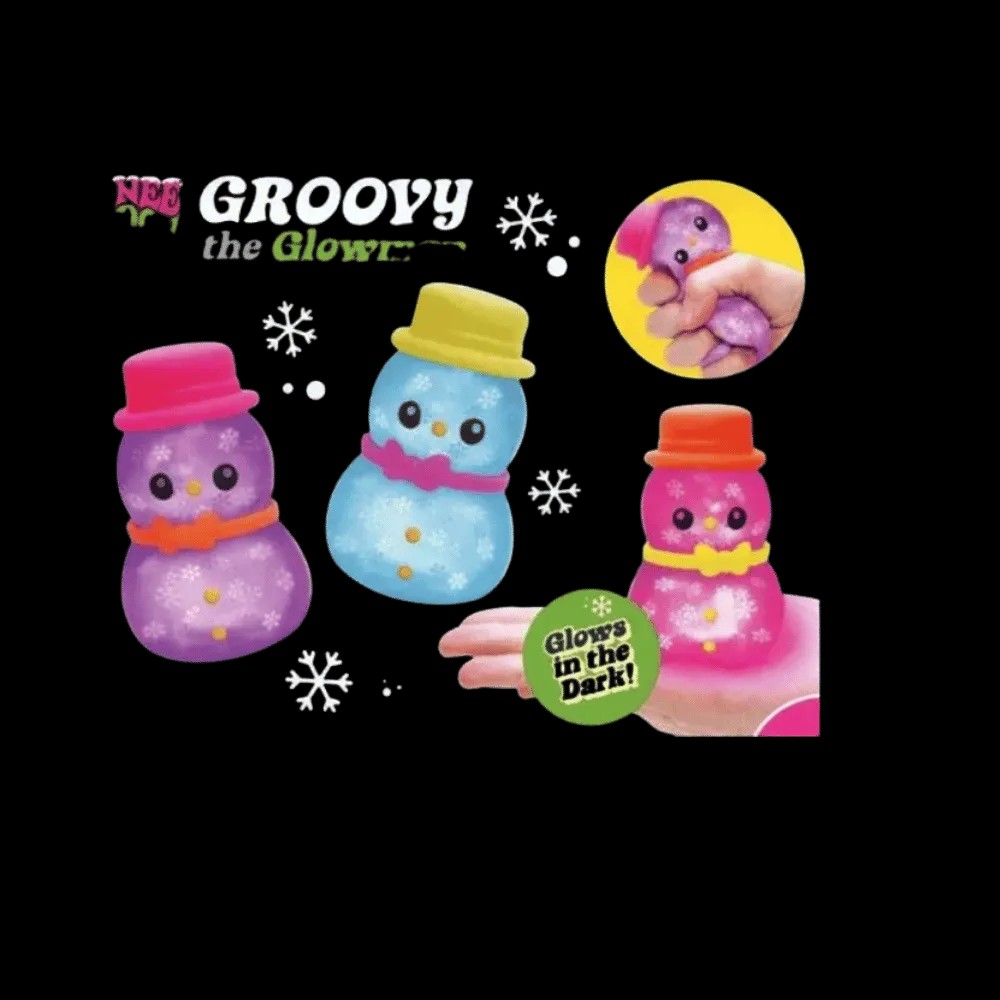 NeeDoh Groovy the Glowman Squishy Fidget Toy Purple - HypeFly India View 2