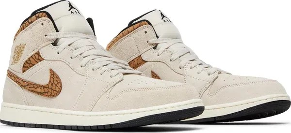Air Jordan 1 Mid SE 'Brown Elephant' - HypeFly India View 2