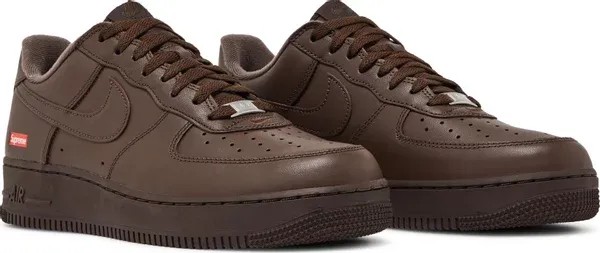 Supreme x Air Force 1 Low 'Box Logo - Baroque Brown' - HypeFly India View 3