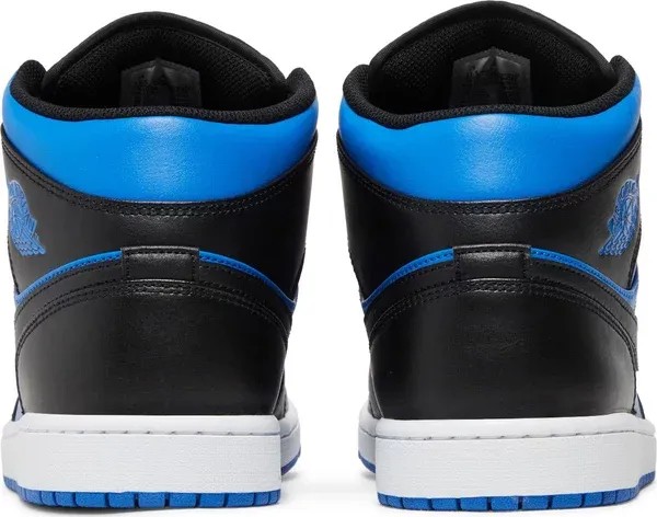 Air Jordan 1 Mid 'Black Royal Blue' - HypeFly India View 2