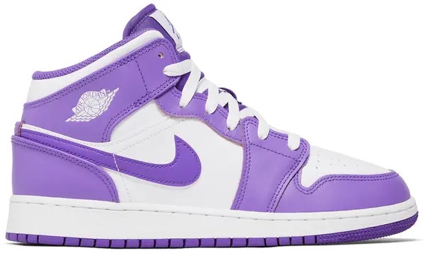 Air Jordan 1 Mid GS 'Purple Venom' - HypeFly India View 1