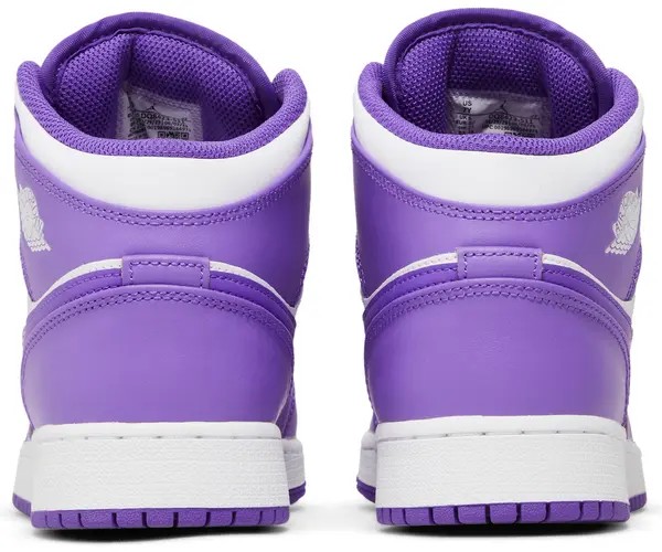 Air Jordan 1 Mid GS 'Purple Venom' - HypeFly India View 3
