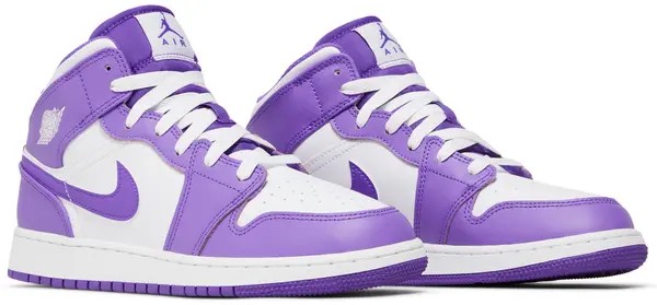 Air Jordan 1 Mid GS 'Purple Venom' - HypeFly India View 2
