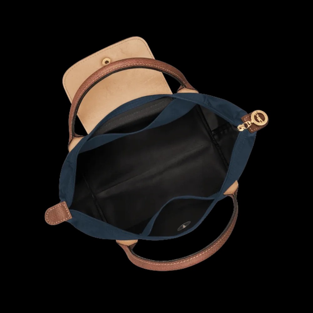 Longchamp Le Pliage Original S Handbag Navy - Recycled canvas - HypeFly India View 4