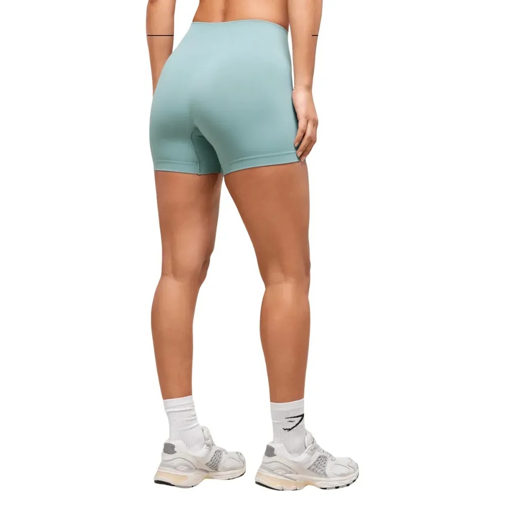Gymshark Lift Seamless Shorts Rest Blue  - HypeFly India View 3