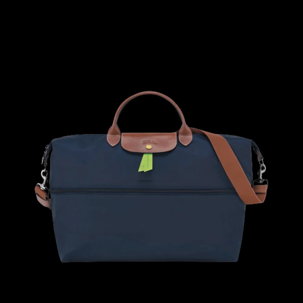Longchamp Le Pliage Original Travel bag expandable Navy - Recycled canvas - HypeFly India View 3