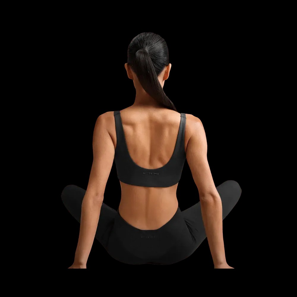 Nike X Skims Women's Scoop-Neck Bra Obsidian - HypeFly India View 2