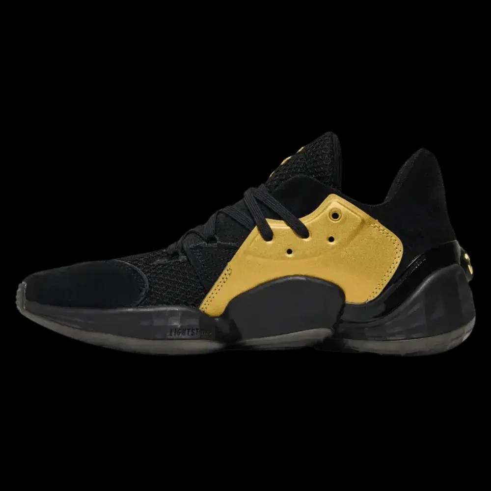 Adidas Harden Vol. 4 Gold Metallic - HypeFly India View 3