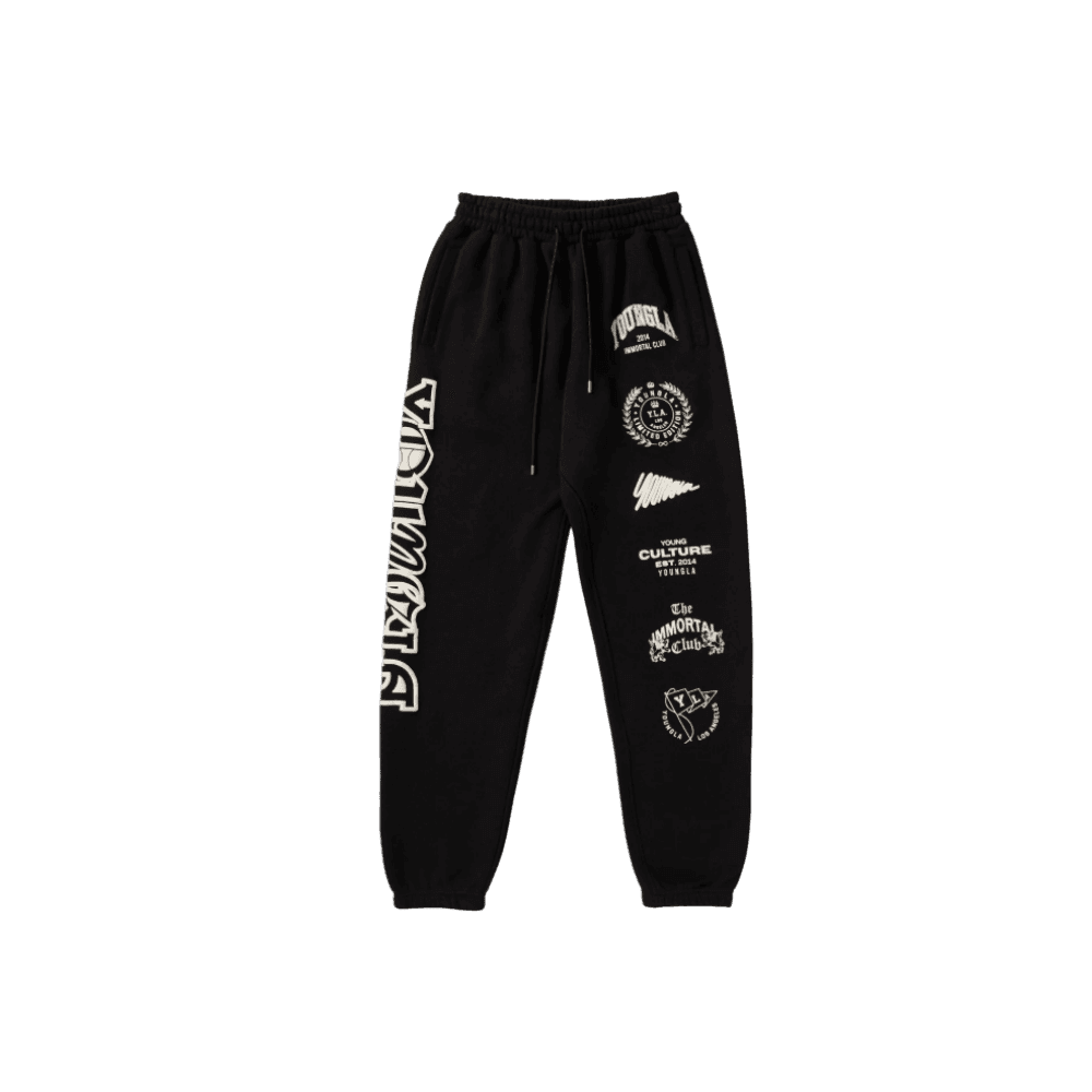 Young LA Immortal Killer Joggers Black - HypeFly India View 1