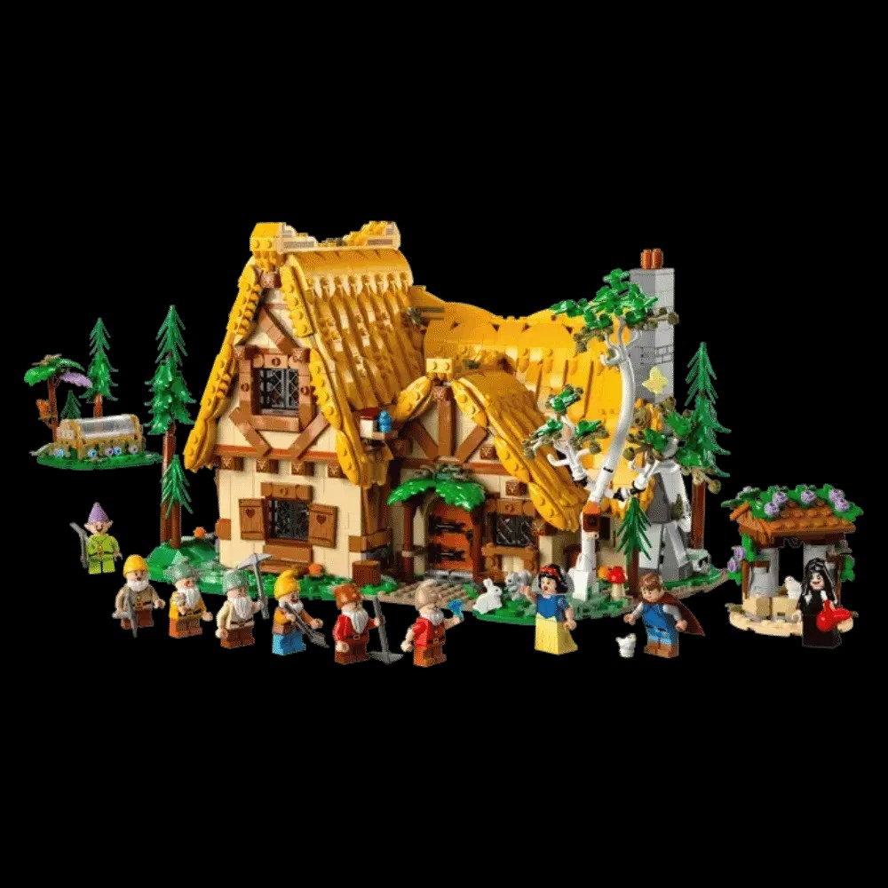 Lego Disney Snow White and the Seven Dwarfs' Cottage - HypeFly India View 4