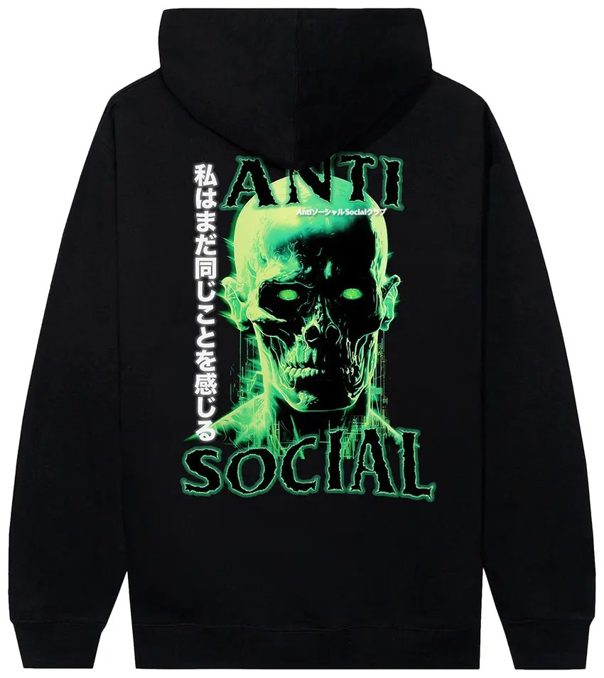 Anti Social Social Club Cannibal Hoodie 'Black' - HypeFly India View 1