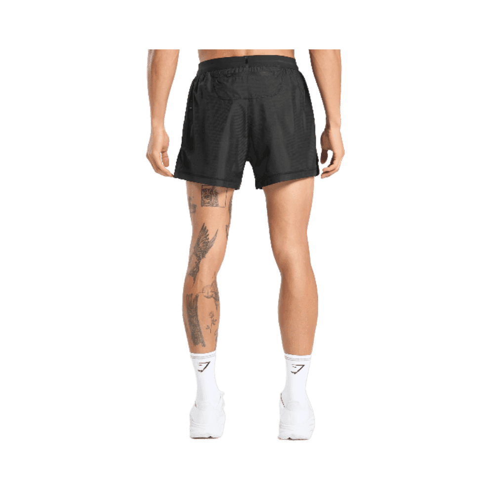 Gymshark Running Shorts Black - HypeFly India View 2