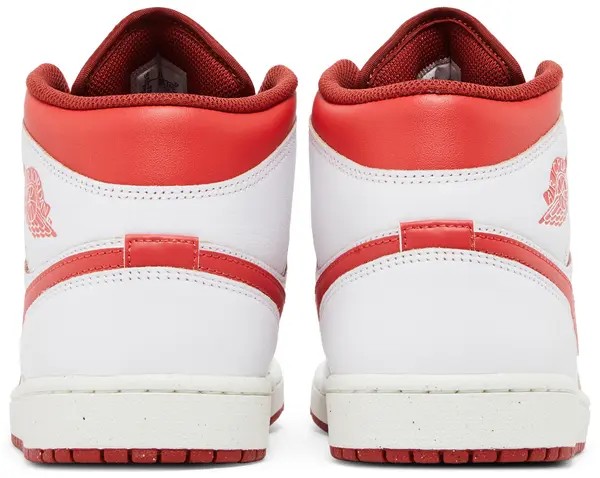 Air Jordan 1 Mid SE 'White Dune Red' - HypeFly India View 2