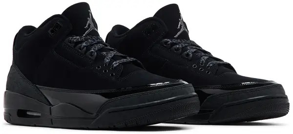 Air Jordan 3 Retro 'Black Cat' 2025 - HypeFly India View 2
