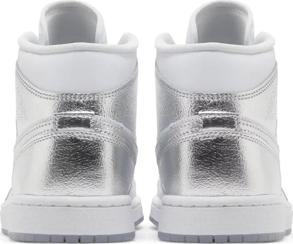 Air Jordan 1 Mid SE 'Metallic Silver' - HypeFly India View 3
