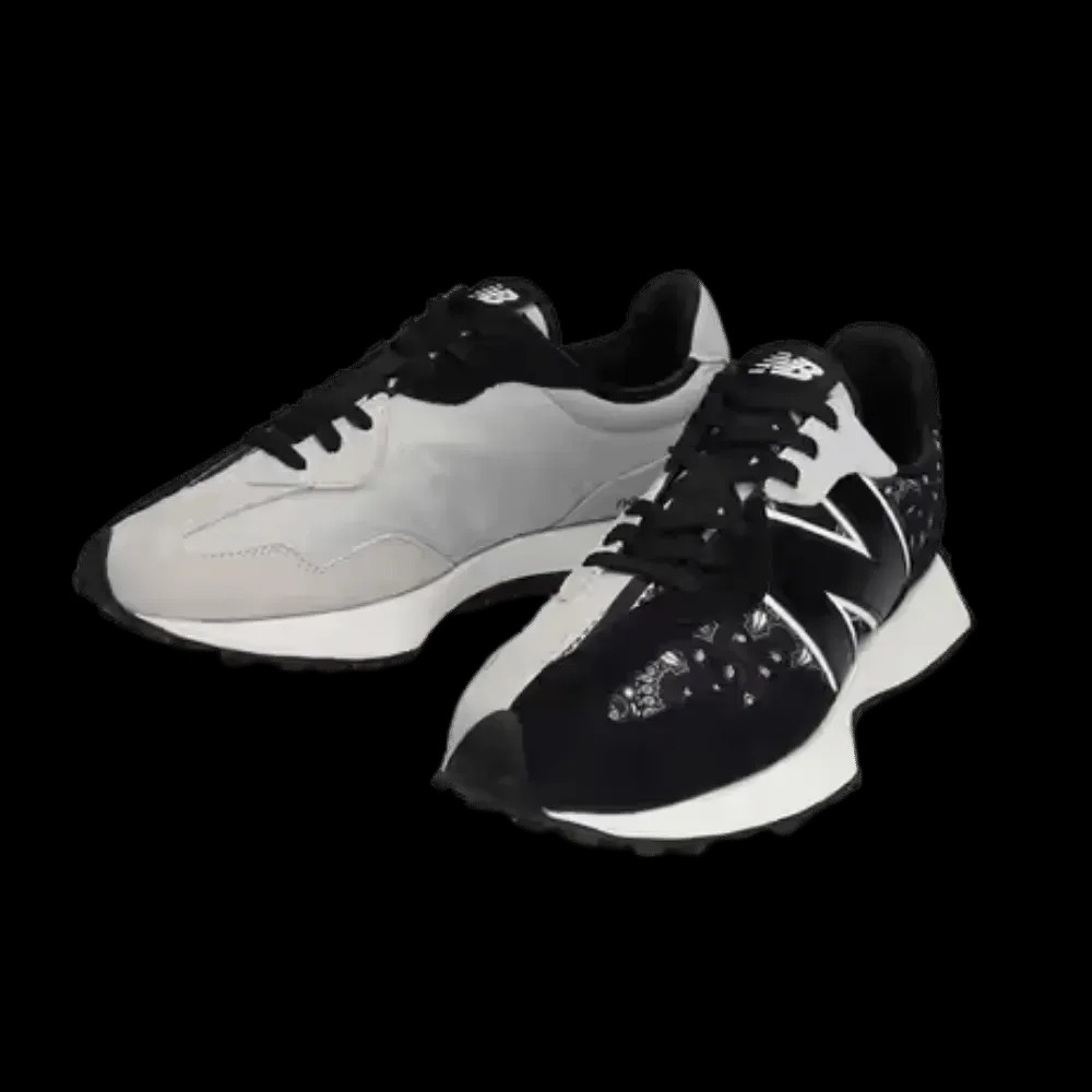 New Balance 327 'Paisley Pack - Black White' - HypeFly India View 5