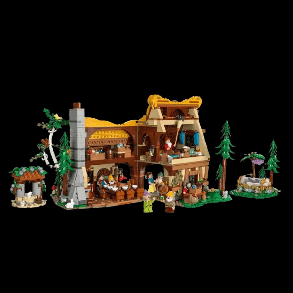 Lego Disney Snow White and the Seven Dwarfs' Cottage - HypeFly India View 3