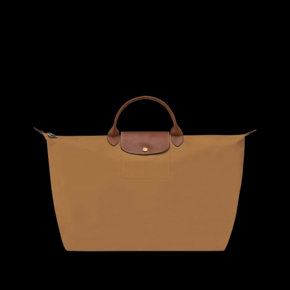 Longchamp Le Pliage Original L Travel bag Fawn - Recycled canvas - HypeFly India View 1