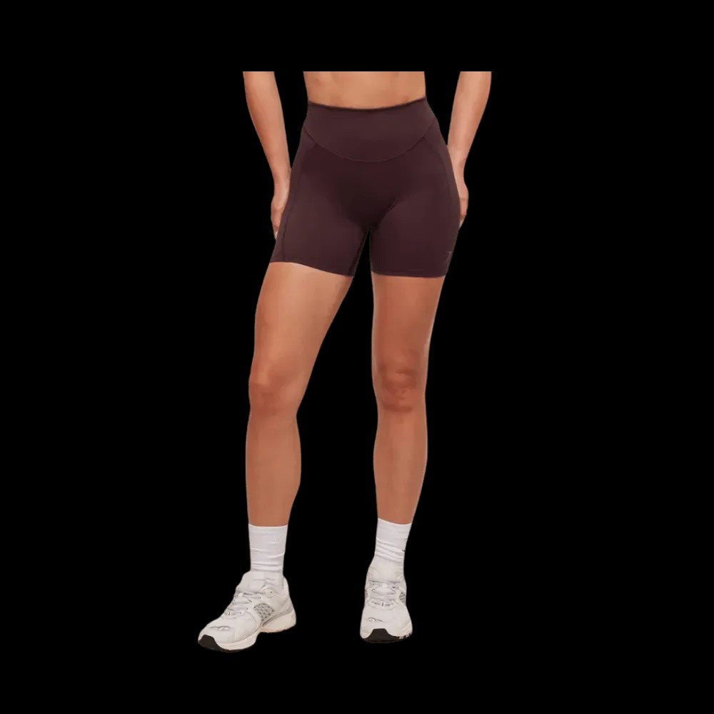 Gymshark Lifting Dipped Waistband Short Cherry Purple - HypeFly India View 3