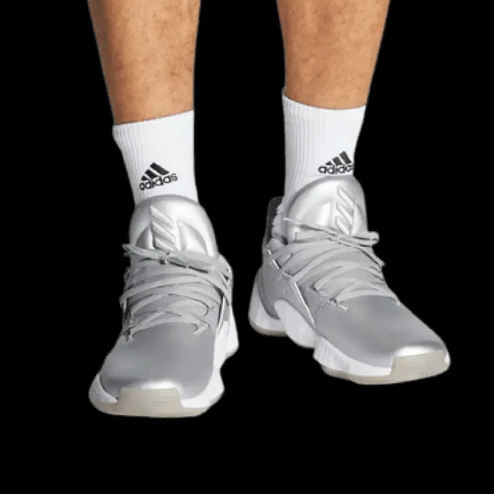 Adidas Harden Vol. 4 'Silver Metallic' - HypeFly India View 5