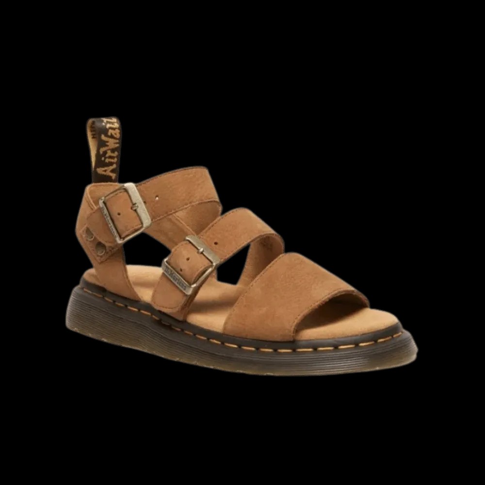 Dr Martens Gryphon Brando Leather Gladiator Sandals Tumbled Nubuck sandals - HypeFly India View 2