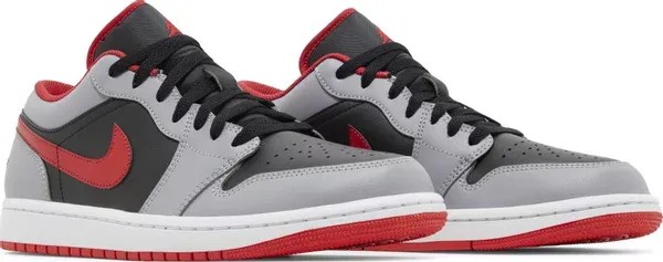 Air Jordan 1 Low 'Cement Fire Red' - HypeFly India View 2