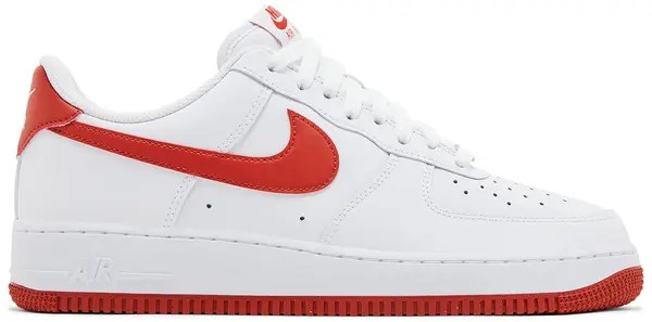 Nike Air Force 1 '07 'White Dragon Red' - HypeFly India View 1