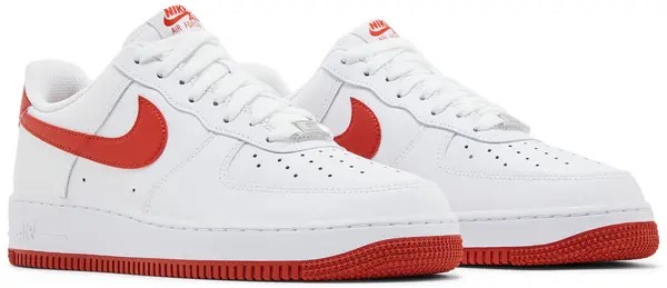 Nike Air Force 1 '07 'White Dragon Red' - HypeFly India View 2