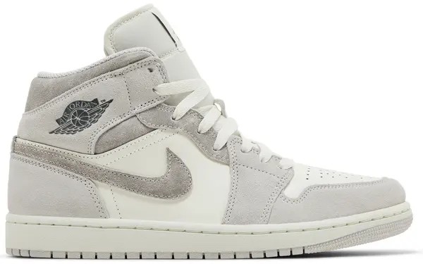 Air Jordan 1 Mid SE 'Neutral Grey Sail' - HypeFly India View 1