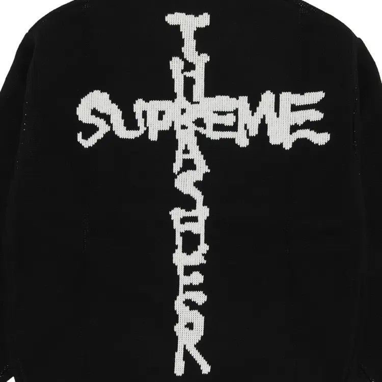  Supreme X Thrasher sweater Black - HypeFly India View 1