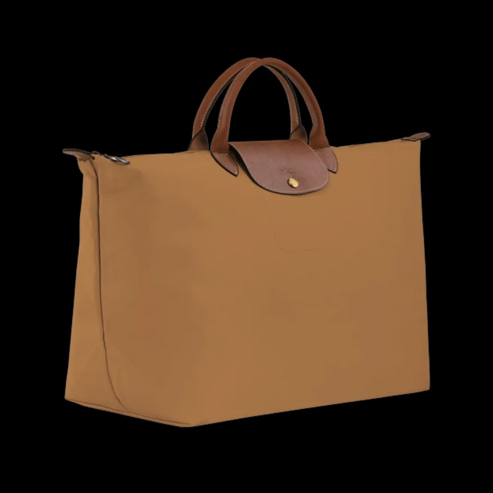Longchamp Le Pliage Original L Travel bag Fawn - Recycled canvas - HypeFly India View 2