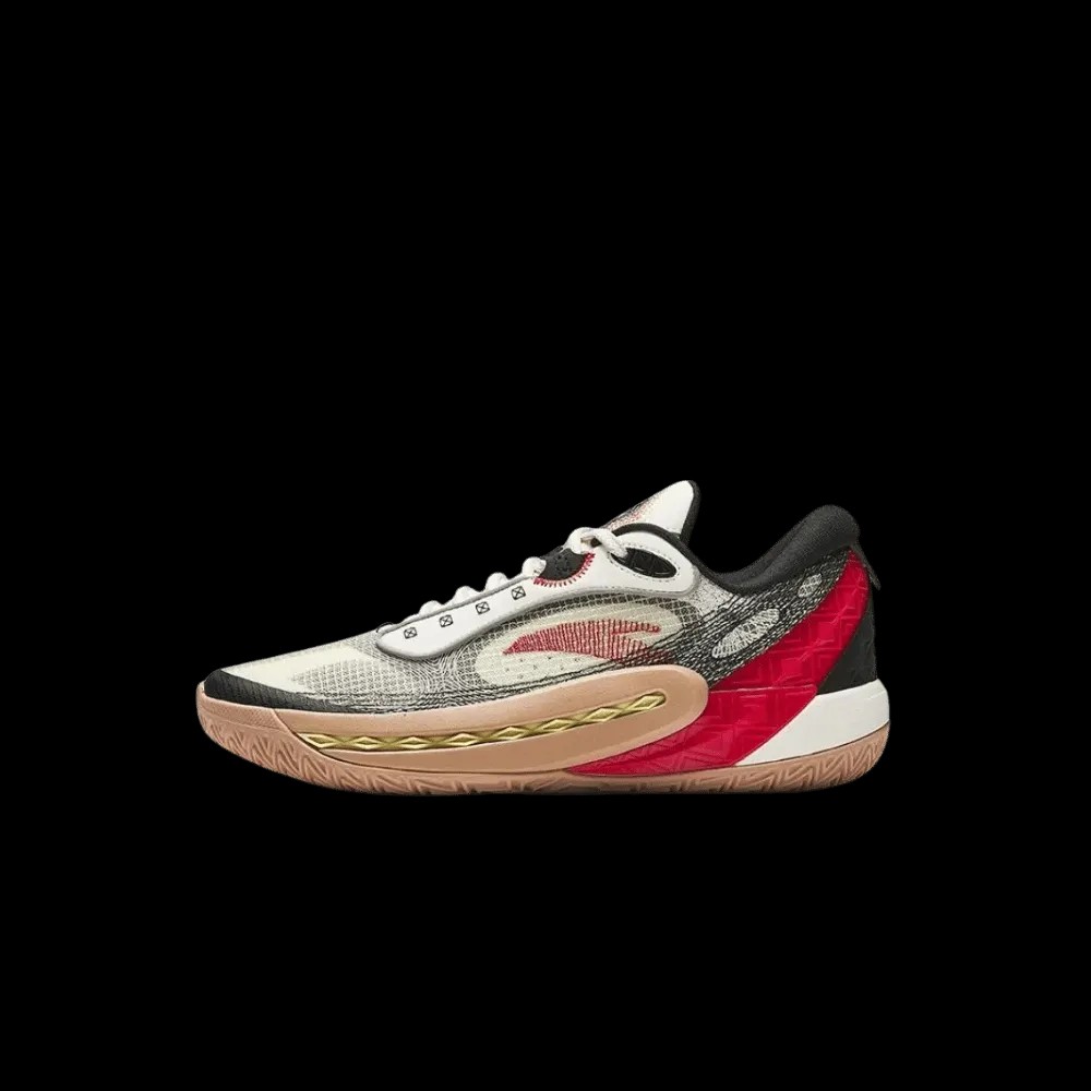 Anta Shockwave 6 White, Black and Red - HypeFly India View 3