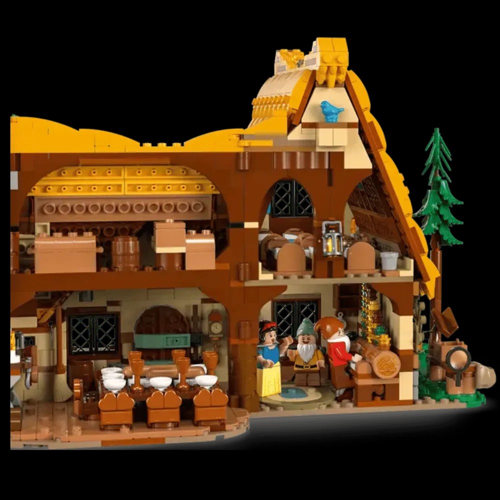 Lego Disney Snow White and the Seven Dwarfs' Cottage - HypeFly India View 5
