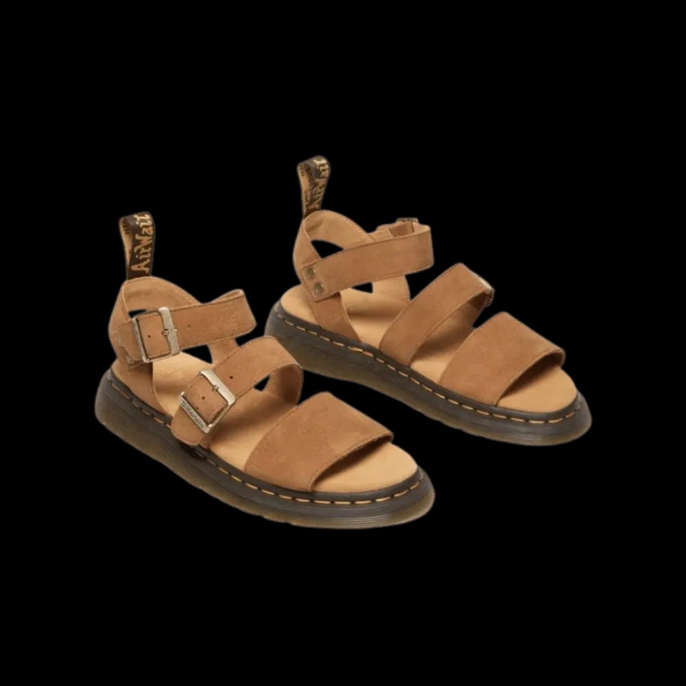 Dr Martens Gryphon Brando Leather Gladiator Sandals Tumbled Nubuck sandals - HypeFly India View 3