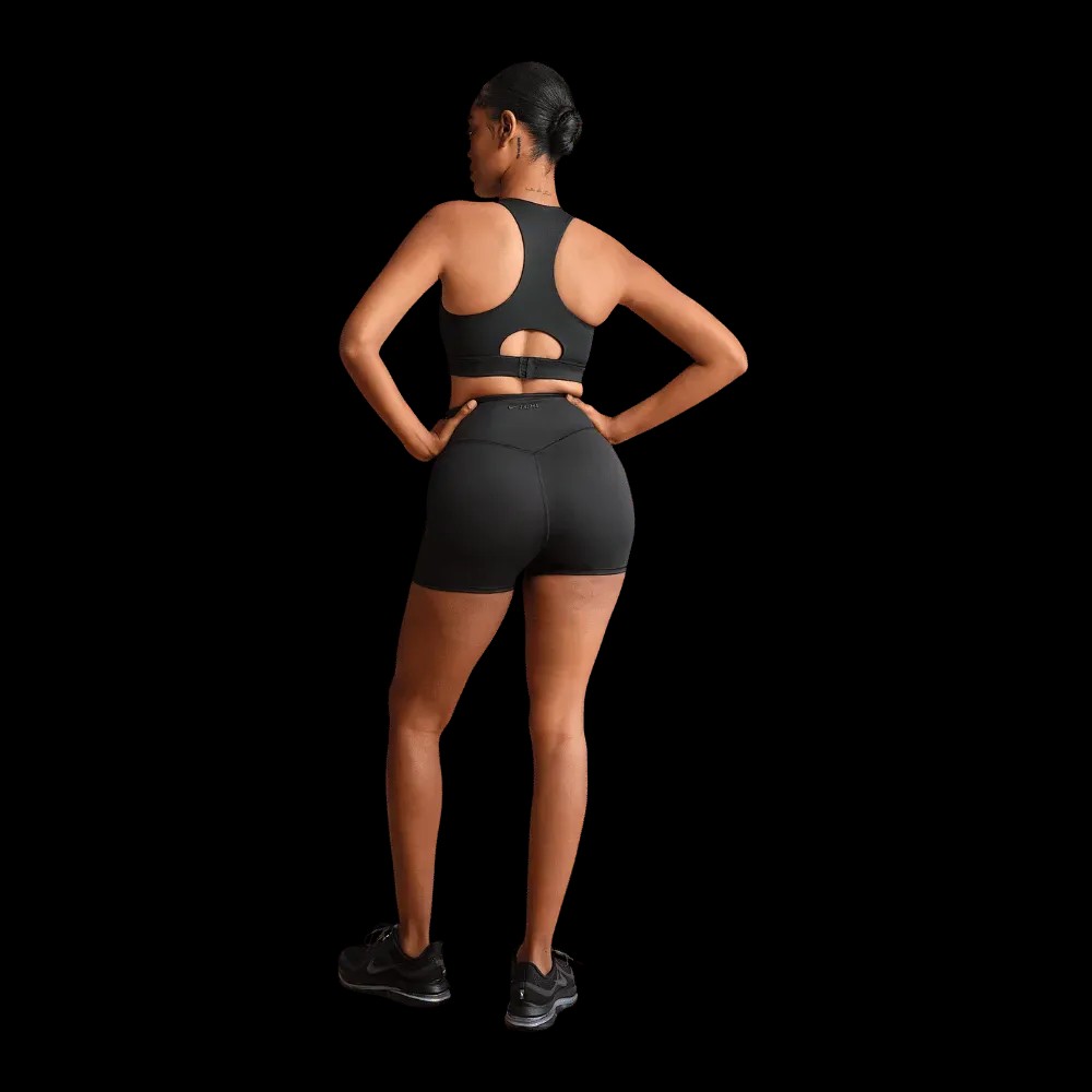Nike X Skims Matte Women's High-Waisted 3" Boyshorts Obsidian - HypeFly India View 3