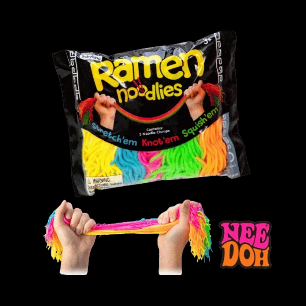 NeeDoh Noodlies Squishy Fidget Toy Multicolor - HypeFly India View 2